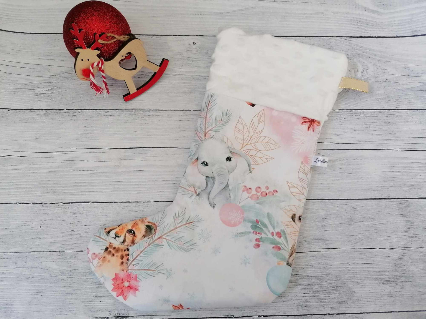 Chaussette de Noël - L'atelier de Chloé