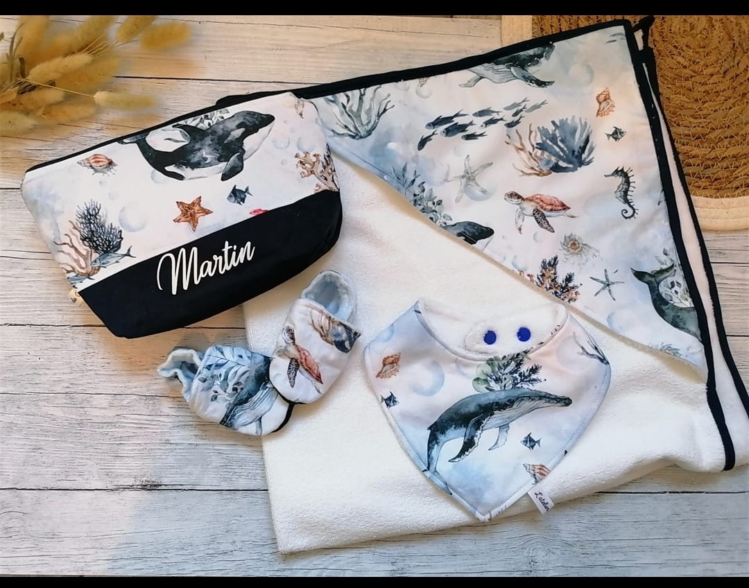 kit naissance spécial salle de bain - L'atelier de Chloé