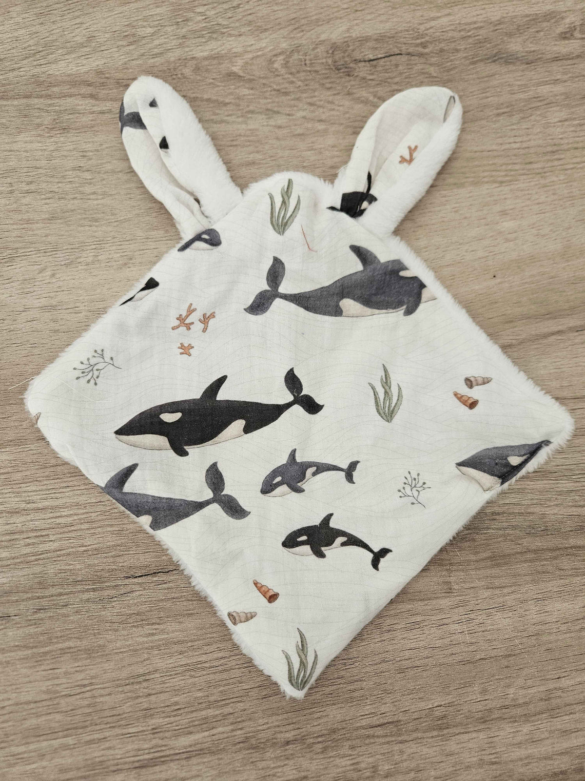Doudou plat lapin