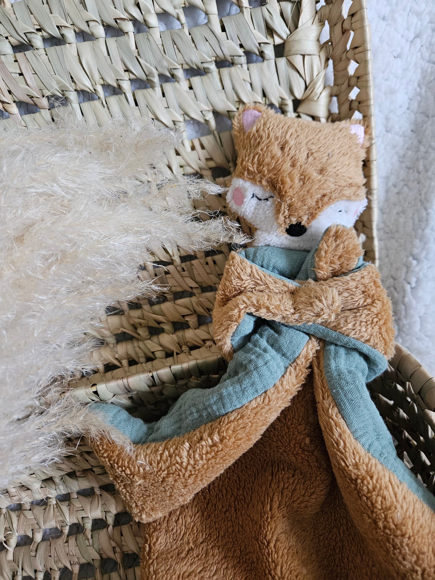 Doudou renard - L'atelier de Chloé