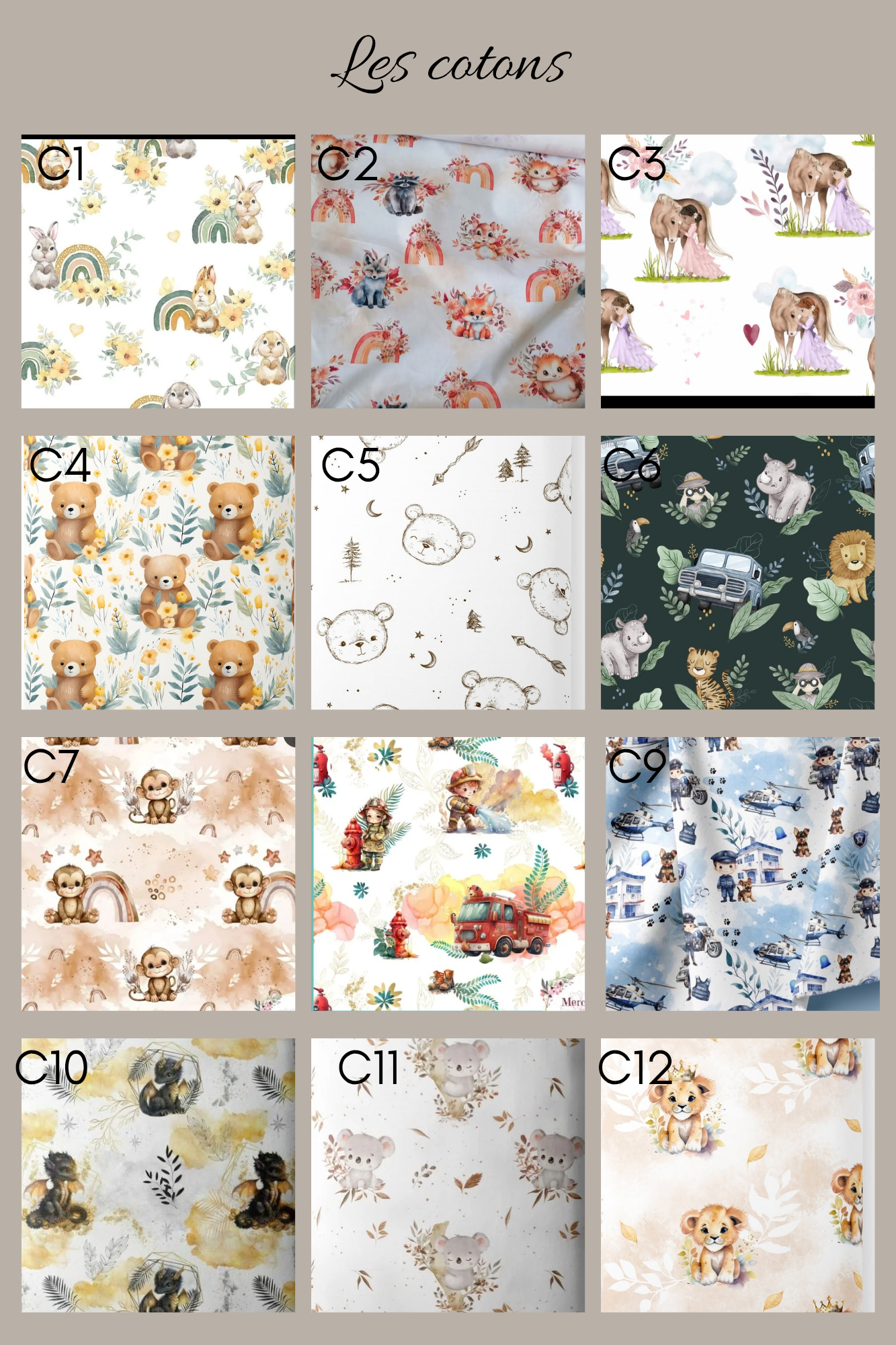 Protège carnet de santé personnalisé finition passepoil - L'atelier de Chloé