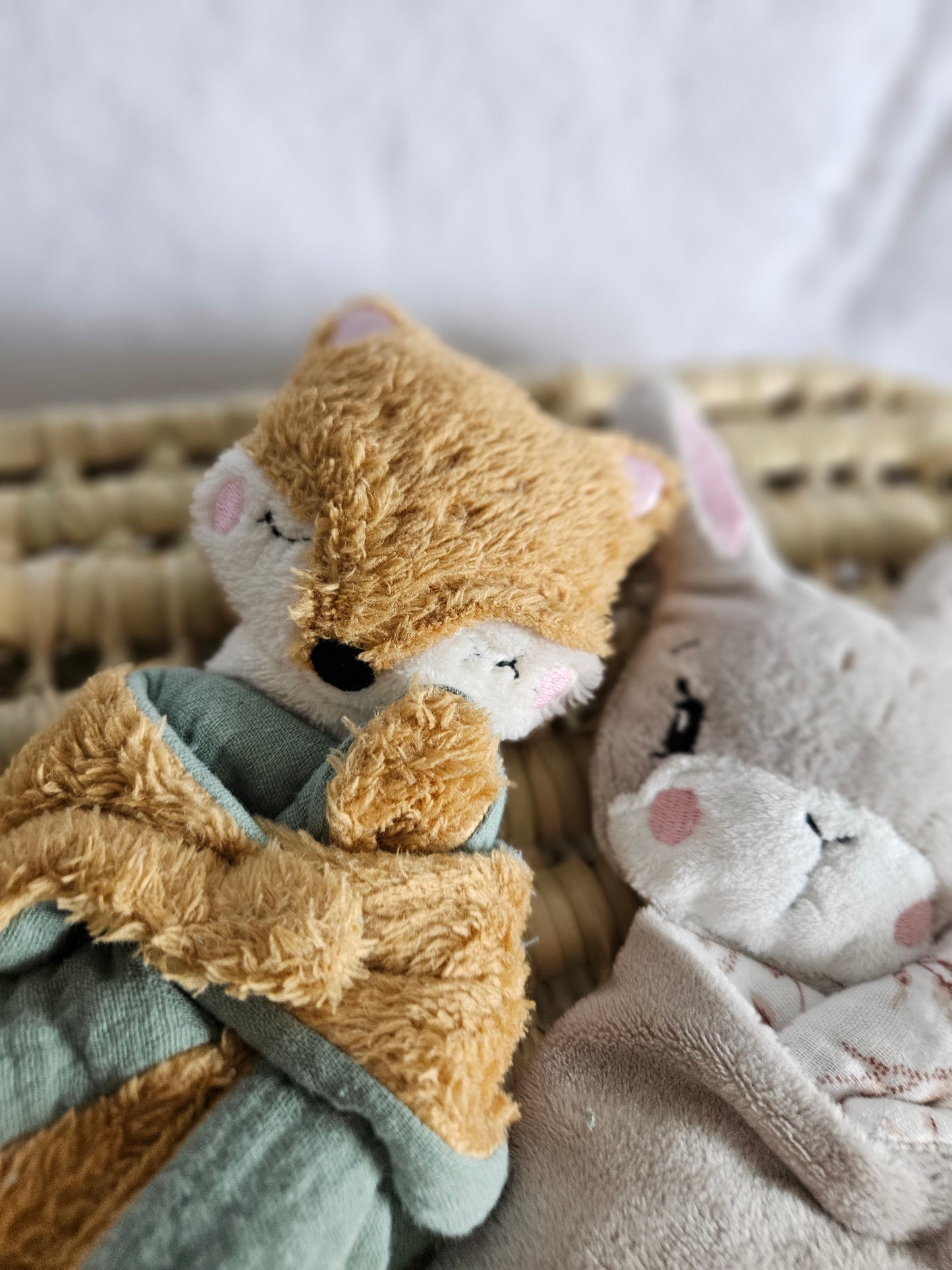 Doudou renard - L'atelier de Chloé