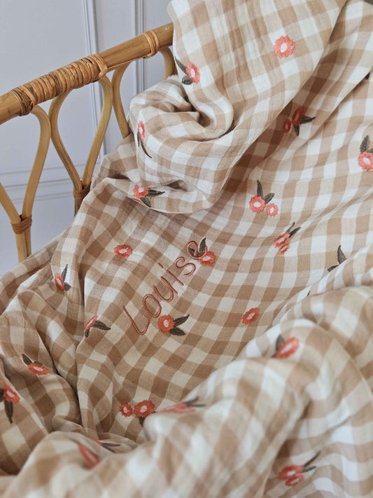 Couverture double gaze polaire