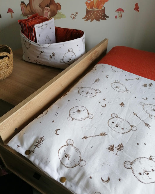 housse matelas à langer - L'atelier de Chloé