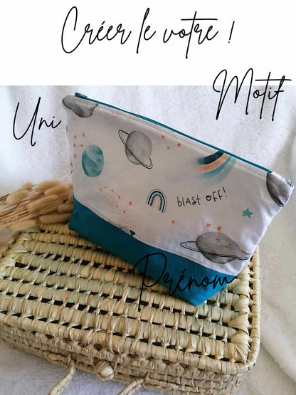 Trousse de toilette, grand format - L'atelier de Chloé