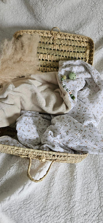 Couverture double gaze polaire - L'atelier de Chloé