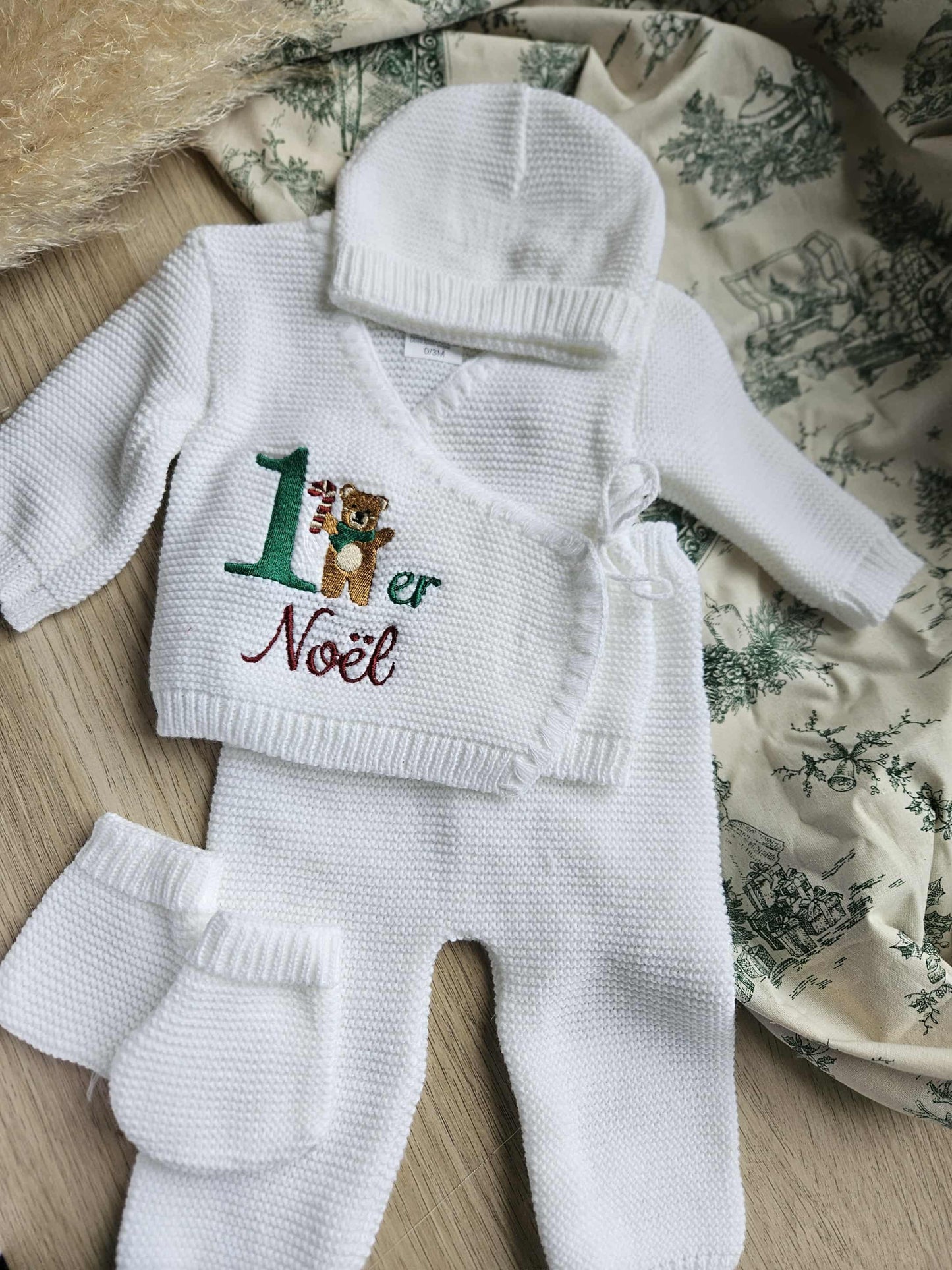 Ensemble naissance personnalisé Noël