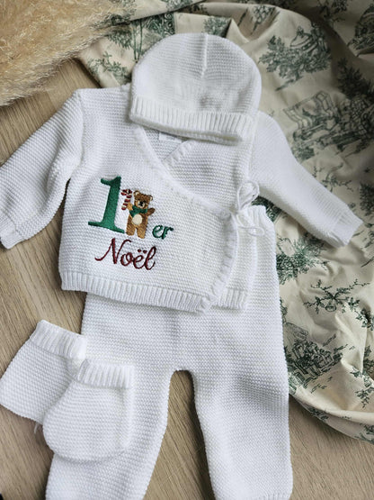 Ensemble naissance personnalisé Noël