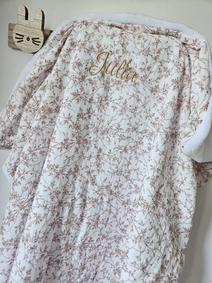 Couverture double gaze polaire - L'atelier de Chloé