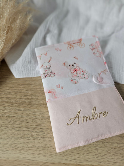 Protège carnet de santé personnalisé