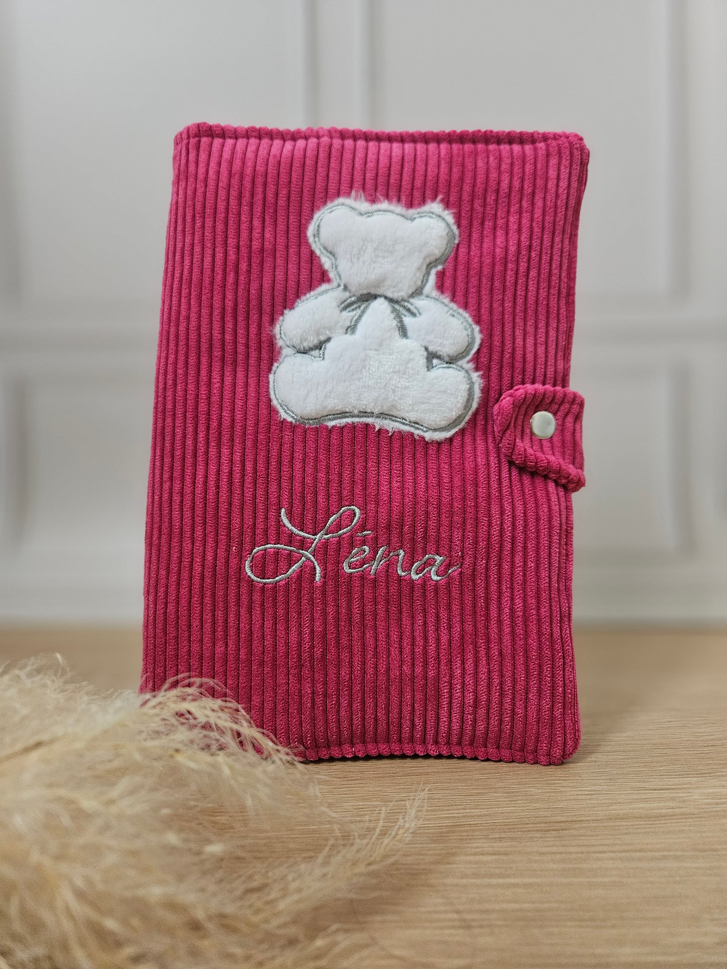 Protège carnet de santé ourson