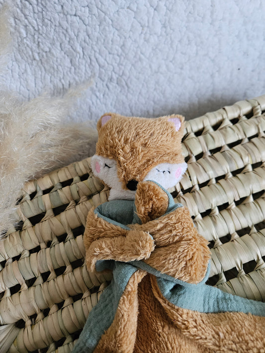 Doudou renard - L'atelier de Chloé