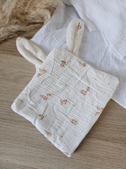 Doudou plat, doudou personnalisé. En stock envoie en 3/5jours