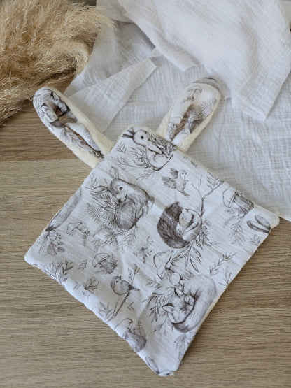 Doudou plat, doudou personnalisé. En stock envoie en 3/5jours