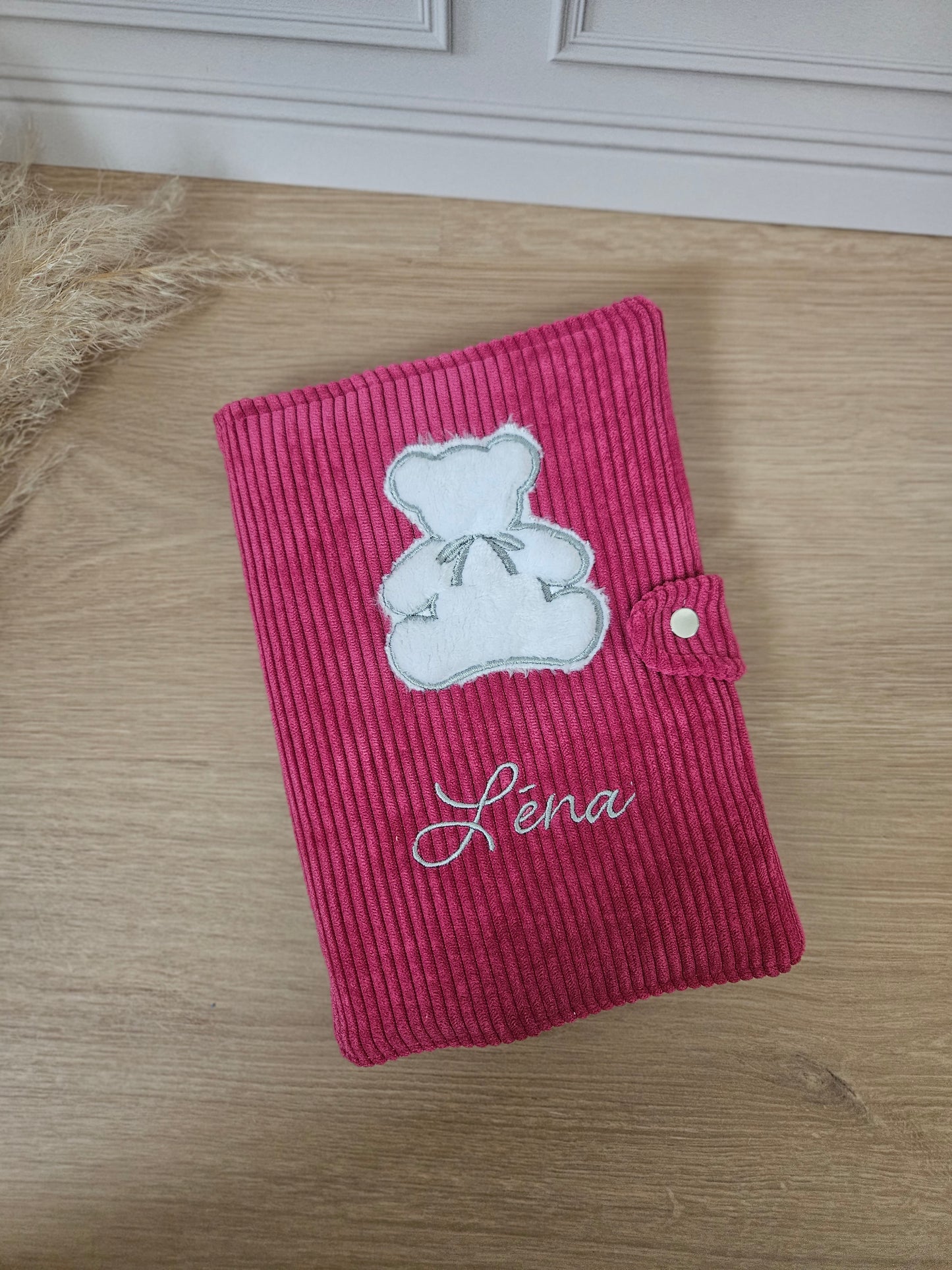 Protège carnet de santé ourson