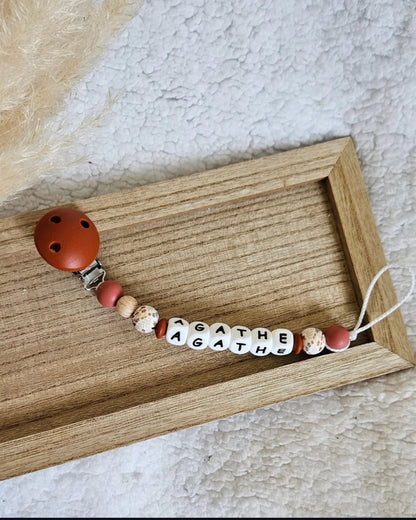 Attache tétine personnalisé