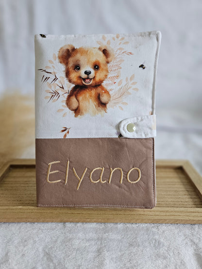 Protège carnet de santé personnalisé - L'atelier de Chloé