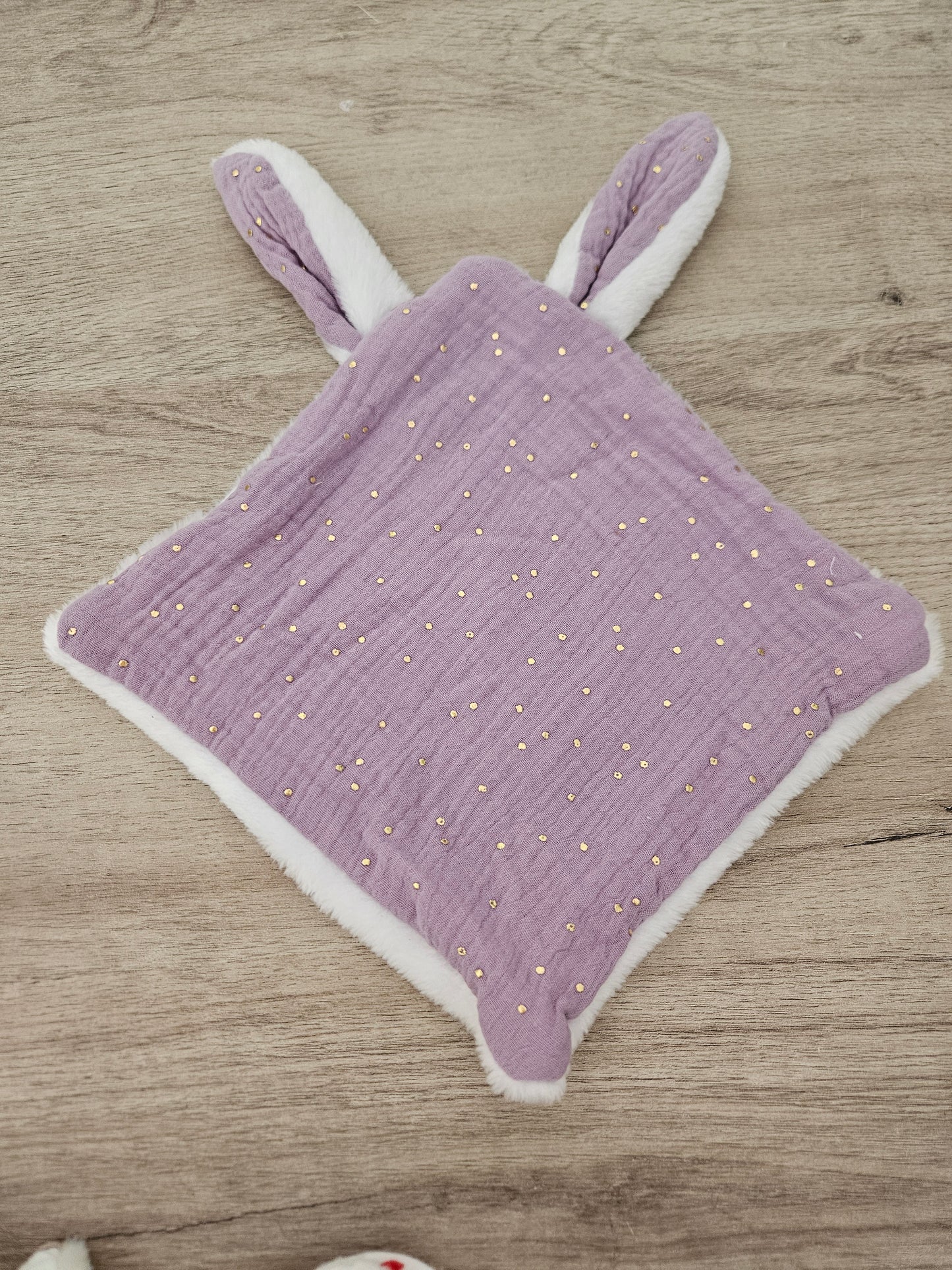 Doudou plat lapin