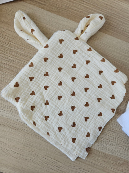 Doudou plat, doudou personnalisé. En stock envoie en 3/5jours