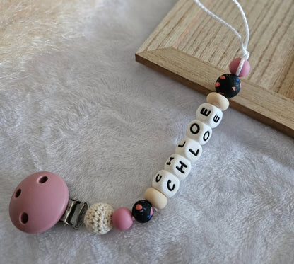 Attache tétine personnalisé