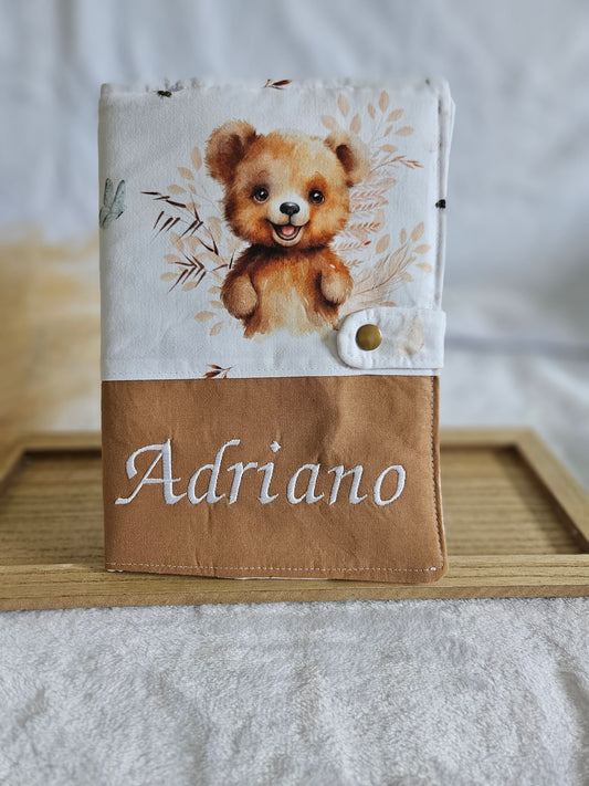 Protège carnet de santé personnalisé - L'atelier de Chloé