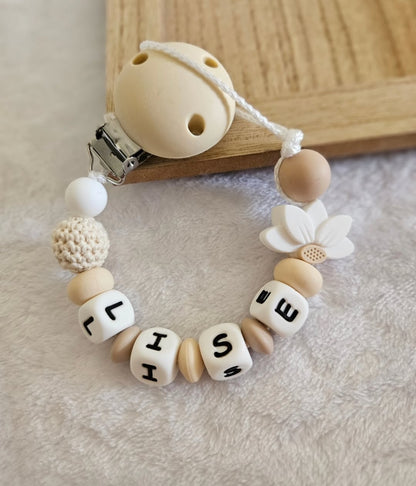 Attache tétine personnalisé