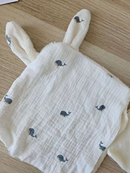 Doudou plat, doudou personnalisé. En stock envoie en 3/5jours